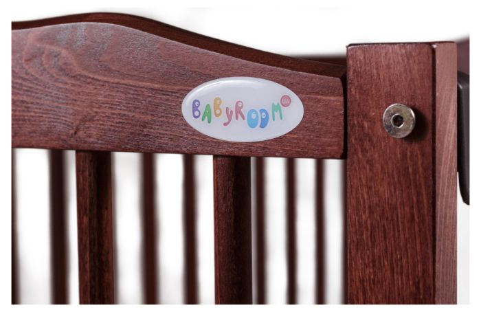 Ліжко Babyroom Веселка маятник, ящик, відкидний бік DVMYO-3 бук тик