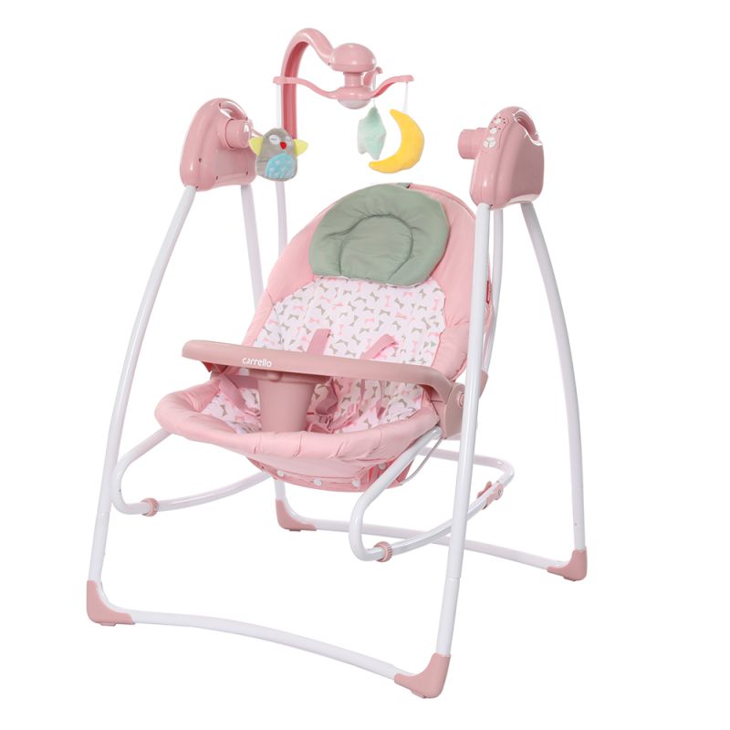 Крісло-гойдалка CARRELLO Grazia CRL-7502 Bow Pink /1/ MOQ