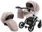 Коляска 2 в 1 Bair Next White кожа 100% 64 капучино