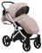 Коляска 2 в 1 Bair Next White кожа 100% 64 капучино
