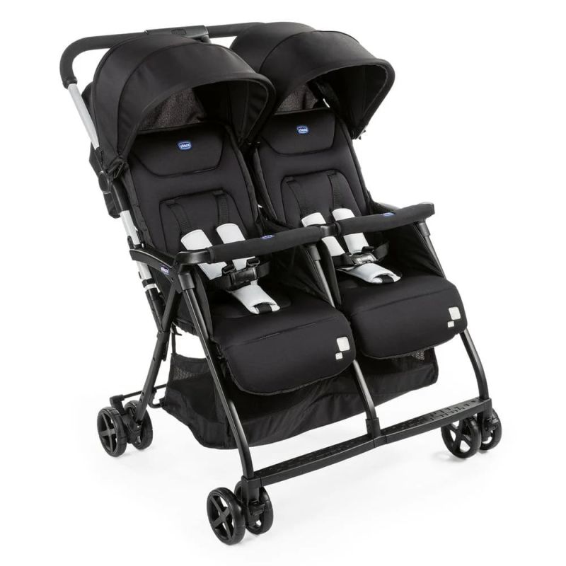 Прогулочная коляска для двойни Chicco Ohlala Twin Black
