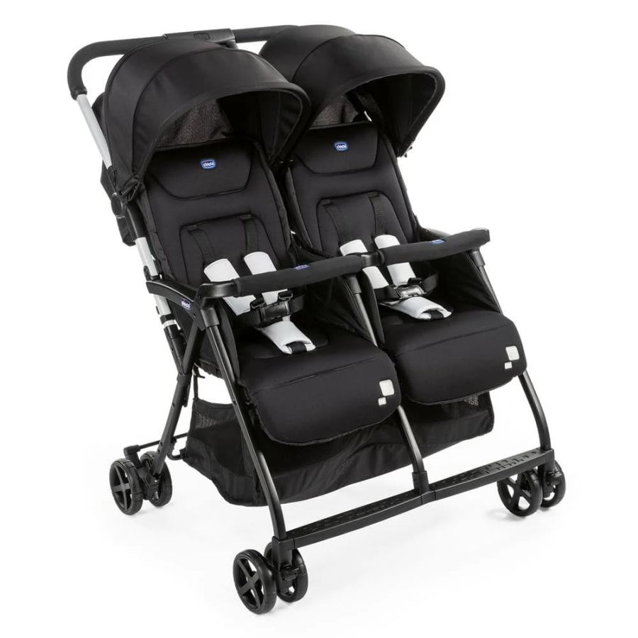 Прогулочная коляска для двойни Chicco Ohlala Twin Black