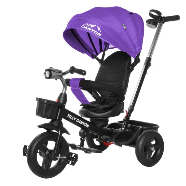 Велосипед триколісний TILLY CANYON T-384 Фіолетовий/1/ Велосипед триколісний TILLY CANYON T-384 Фіолетовий/1/
