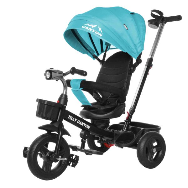 Велосипед триколісний TILLY CANYON T-384 Бірюзовий/1/ Велосипед триколісний TILLY CANYON T-384 Бірюзовий/1/