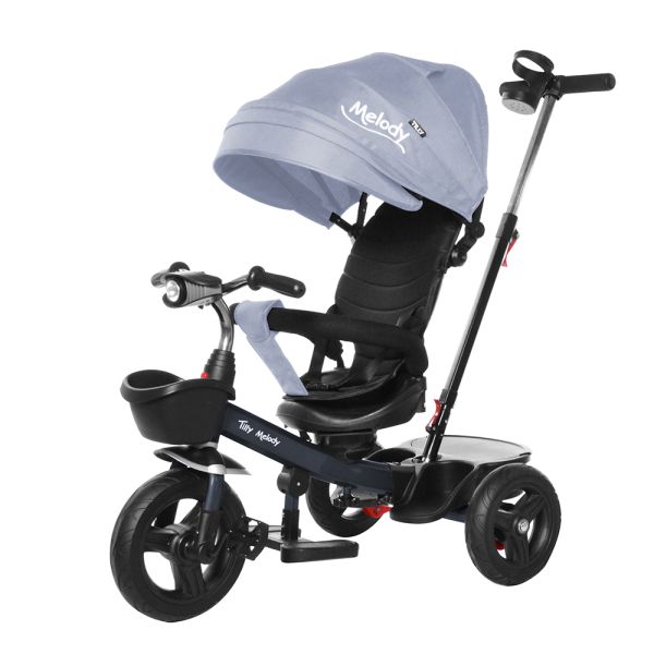 Велосипед триколісний TILLY Melody T-385 Сірий/1/ Велосипед триколісний TILLY Melody T-385 Сірий/1/