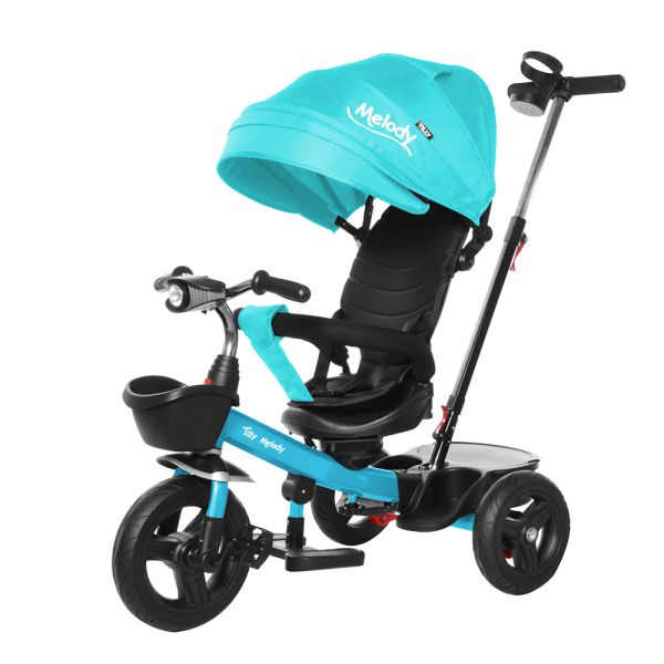 Велосипед триколісний TILLY Melody T-385 Бірюзовий/1/ Велосипед триколісний TILLY Melody T-385 Бірюзовий/1/