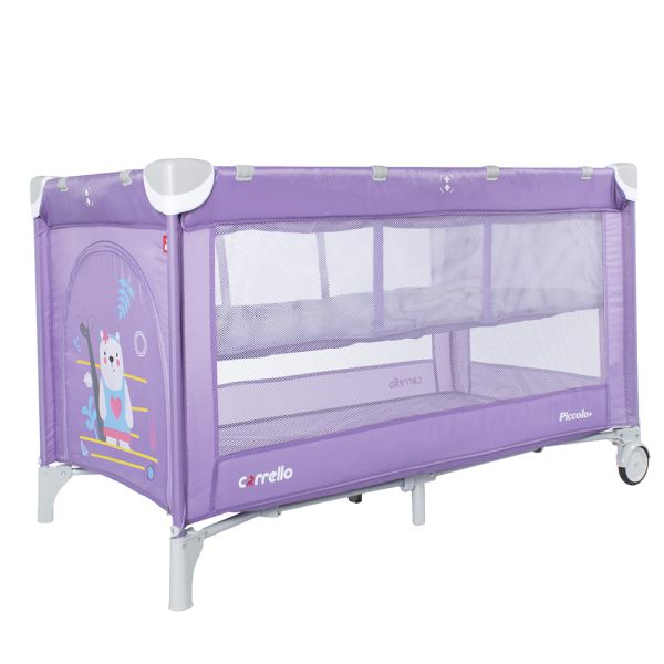 Манеж CARRELLO Piccolo+ CRL-9201/2 Orchid Purple с двумя уровнями дна /1/ MOQ Манеж CARRELLO Piccolo+ CRL-9201/2 Orchid Purple с двумя уровнями дна /1/ MOQ