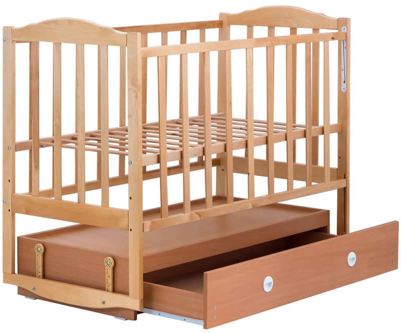 Ліжко Babyroom Зайченя Z304 маятник, ящик лакований