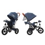 Велосипед триколісний TILLY TRAVEL T-387 Синій льон/1/