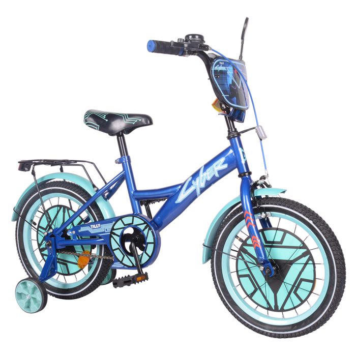 Велосипед TILLY Cyber 16" T-216220 blue+azure /1/