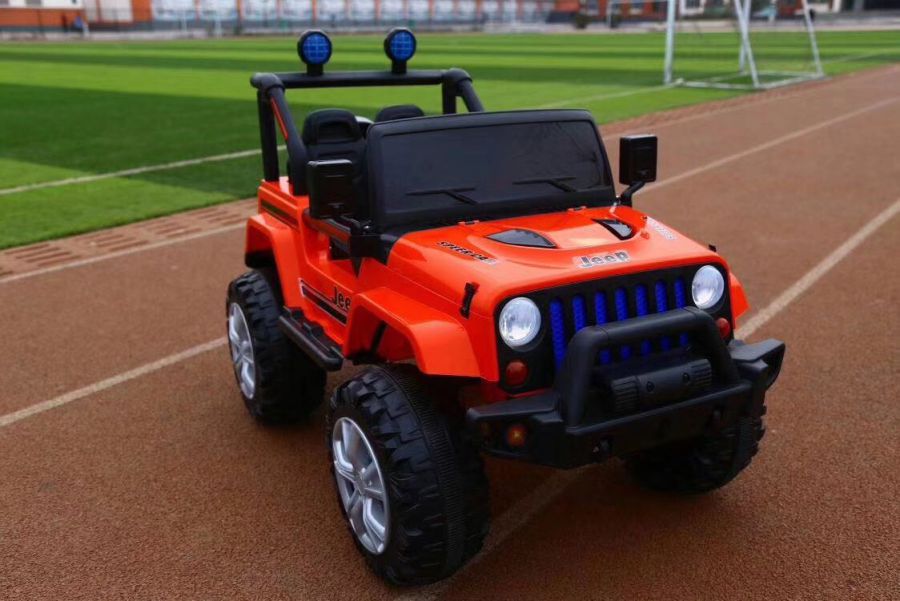 Ел-мобіль T-7843 EVA RED джип на Bluetooth 2.4G Р/У 12V7AH мотор 2*15W з MP3 118*69*79 /1/