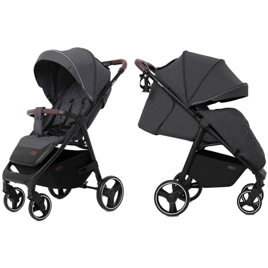Прогулянкова коляска Carrello Bravo CRL-8512 Serious Grey + дощовик L