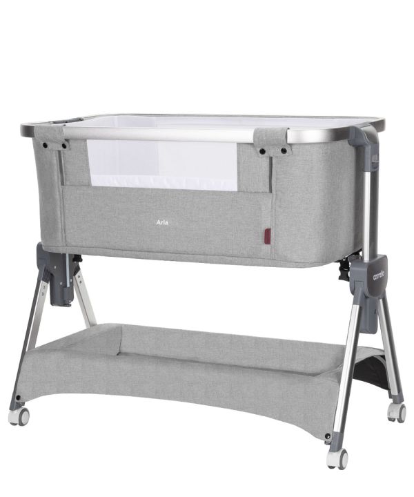 Приставная кроватка CARRELLO Aria CRL-16402 Silver Grey Приставная кроватка CARRELLO Aria CRL-16402 Silver Grey