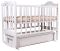 Ліжко Babyroom Діна D301 маятник, ящик біле