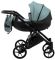 Коляска 2 в 1 Bair Next кожа 100% 21 нефрит