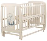 Ліжко Babyroom Собачка маятник, відкидний бік DSMO-02 бук слонова кістка