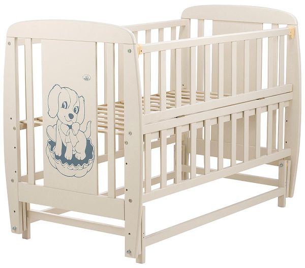 Ліжко Babyroom Собачка маятник, відкидний бік DSMO-02 бук слонова кістка Ліжко Babyroom Собачка маятник, відкидний бік DSMO-02 бук слонова кістка
