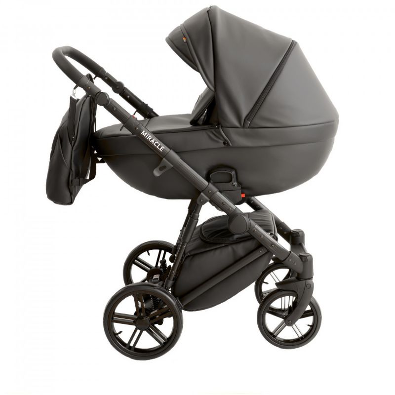 Коляска 2 в 1 Broco Miracle Black (black, чорний)