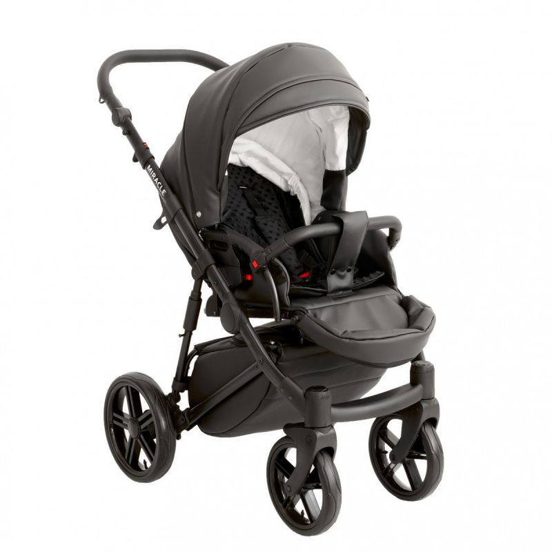 Коляска 2 в 1 Broco Miracle Black (black, чорний)