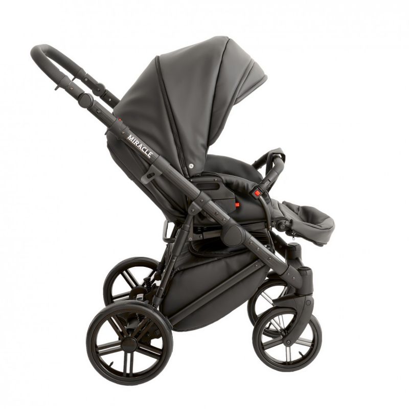 Коляска 2 в 1 Broco Miracle Black (black, чорний)