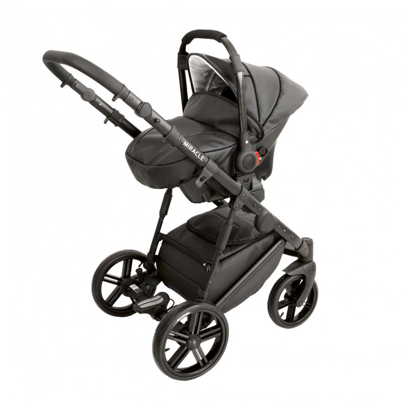 Коляска 2 в 1 Broco Miracle Black (black, чорний)