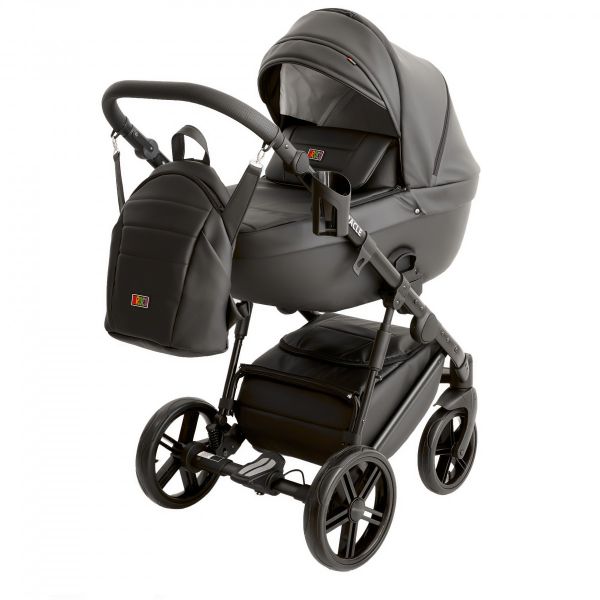 Коляска 2 в 1 Broco Miracle Black (black, черный)