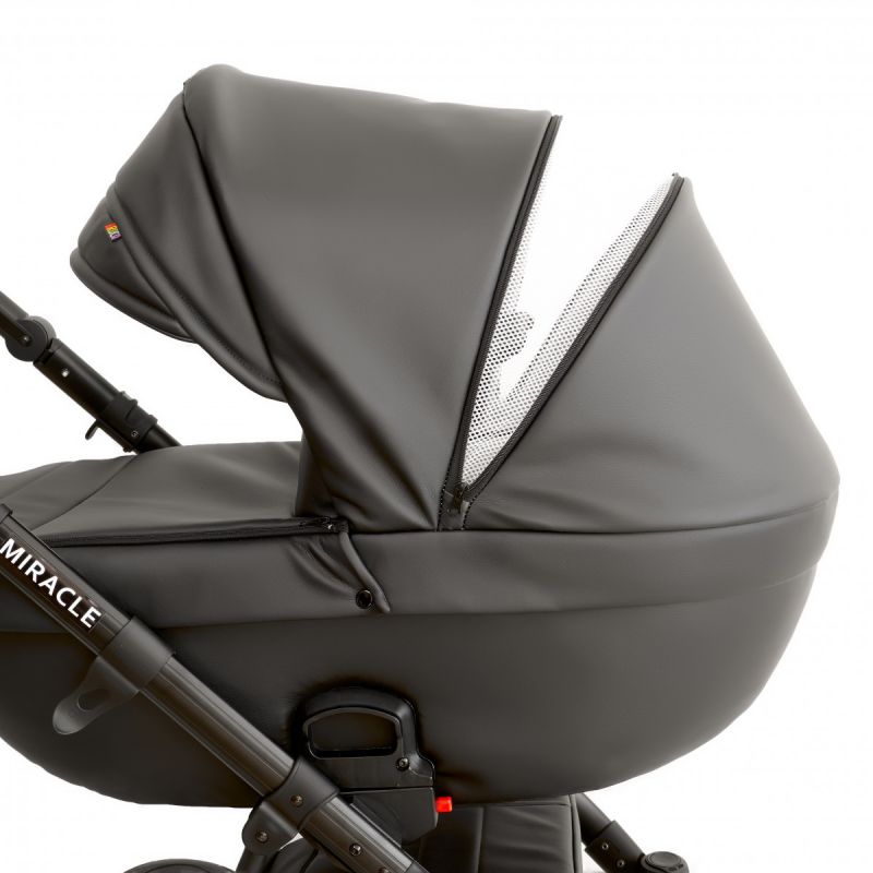 Коляска 2 в 1 Broco Miracle Black (black, чорний)