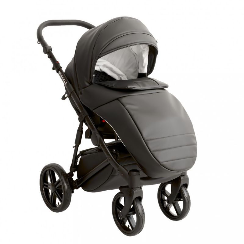 Коляска 2 в 1 Broco Miracle Black (black, чорний)
