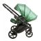 Коляска 2 в 1 Broco Miracle Black (green, зелений)