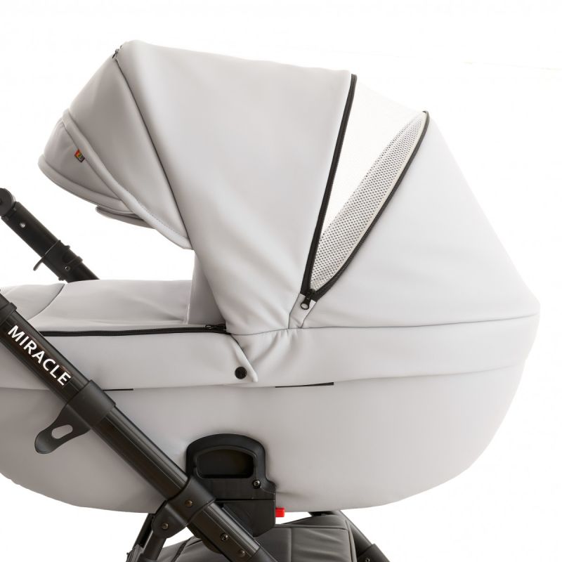 Коляска 2 в 1 Broco Miracle Black (grey, серый)