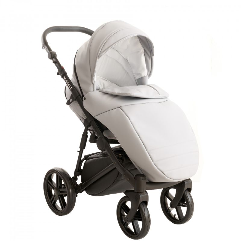 Коляска 2 в 1 Broco Miracle Black (grey, серый)
