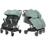 Коляска прогулочная для двойни CARRELLO Presto Duo CRL-5506 Tea Green +дождевик