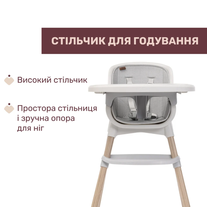 Стільчик для годування 3 в 1 Chicco Polly Zest Plus
