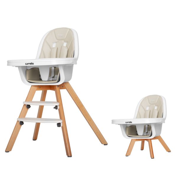 Стілець для годування CARRELLO Prego CRL-9504/1 Light Beige Стілець для годування CARRELLO Prego CRL-9504/1 Light Beige