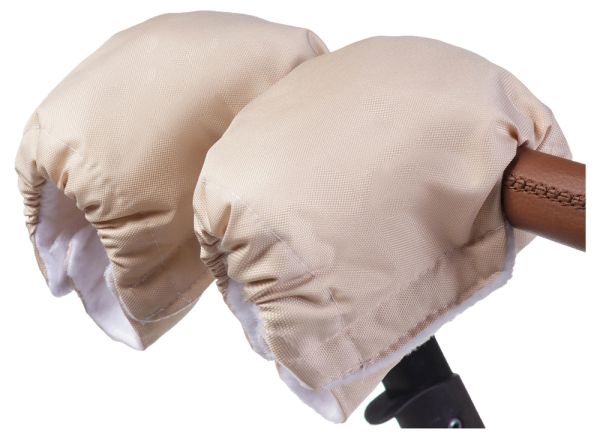 Рукавиці Babyroom на коляску бежевий