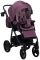 Коляска 2 в 1 Adamex Barcelona кожа 100% Y233 фиолетовый (перламутр)