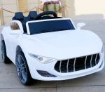 Ел-мобіль T-7637 EVA WHITE легковий на Bluetooth 2.4G Р/У 2*6V4AH мотор 2*25W з MP3 105*55*45 /1/