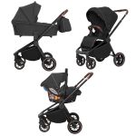 Коляска 3 в 1 CARRELLO Epica CRL-8511/1 Space Black +дождевик /1/