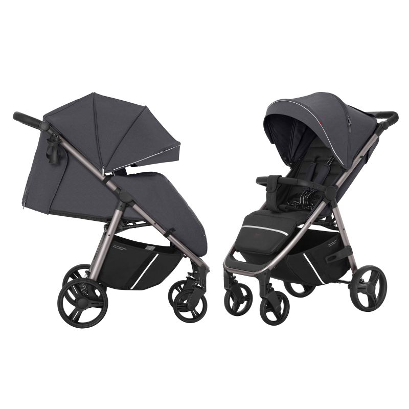 Коляска прогулочная Carrello Bravo CRL-8512/1 Serious Grey + дождевик L