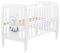 Ліжко Babyroom Собачка відкидний бік, колеса DSO-01 бук білий