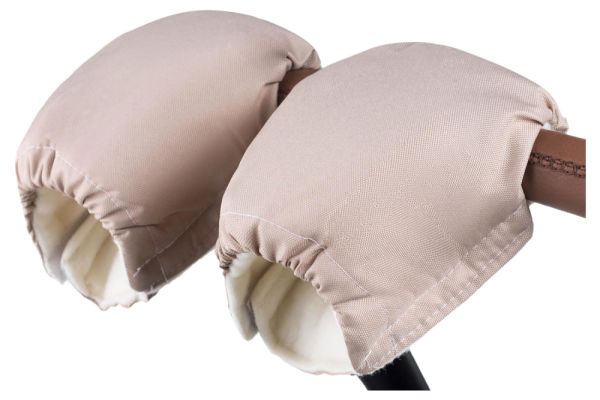 Рукавиці Babyroom на коляску темно-бежевий