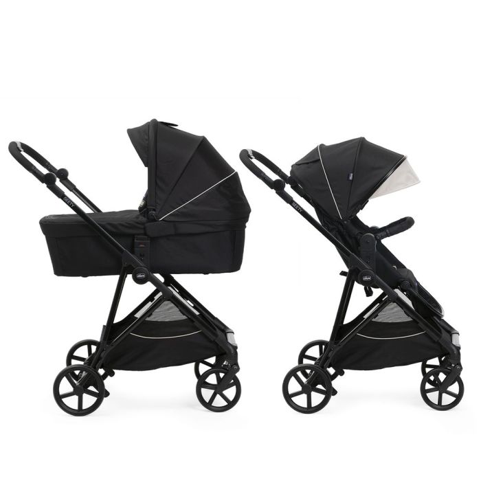 Коляска 2 в 1 Chicco Seety Etna Black