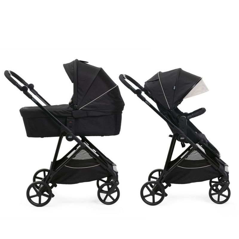 Коляска 2 в 1 Chicco Seety Etna Black