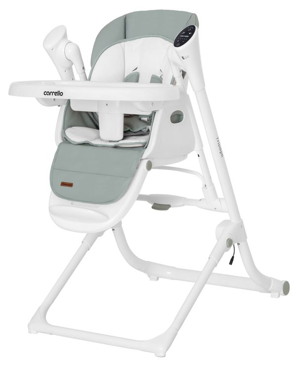 Стільчик-гойдалка CARRELLO Triumph сенсорна панель CRL-10302 Olive Green