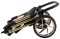 Коляска 2 в 1 Adamex Hybryd Plus Polar (Gold) BR619 черный (золотой люрекс) - золотая кожа