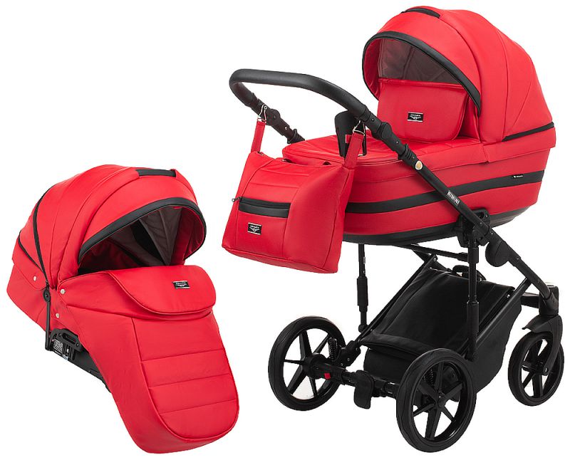 Коляска 2 в 1 Adamex Rimini ECO шкіра 100% RI-235