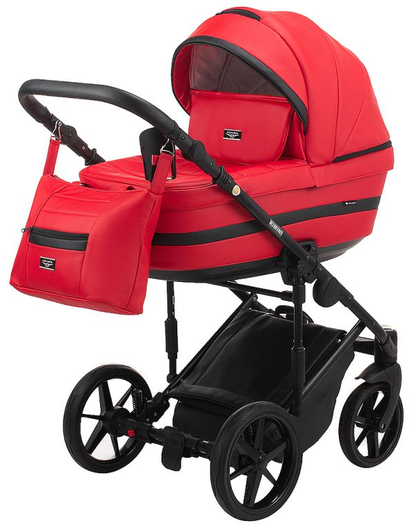 Коляска 2 в 1 Adamex Rimini ECO шкіра 100% RI-235
