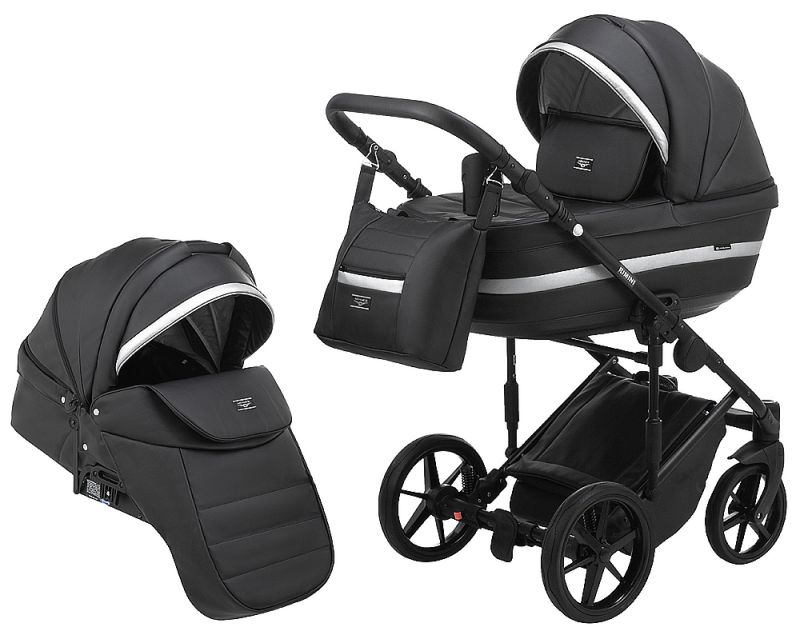 Коляска 2 в 1 Adamex Rimini ECO шкіра 100% RI-204