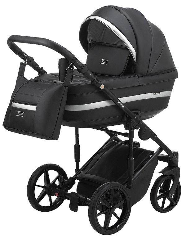 Коляска 2 в 1 Adamex Rimini ECO шкіра 100% RI-204