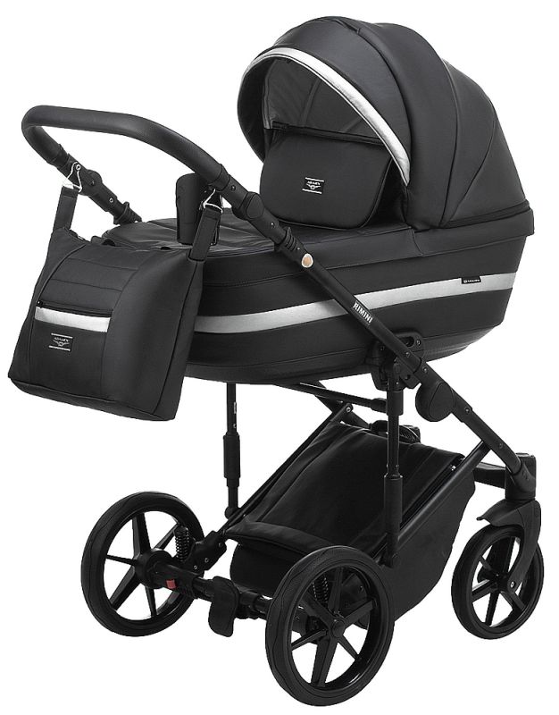 Коляска 2 в 1 Adamex Rimini ECO шкіра 100% RI-204